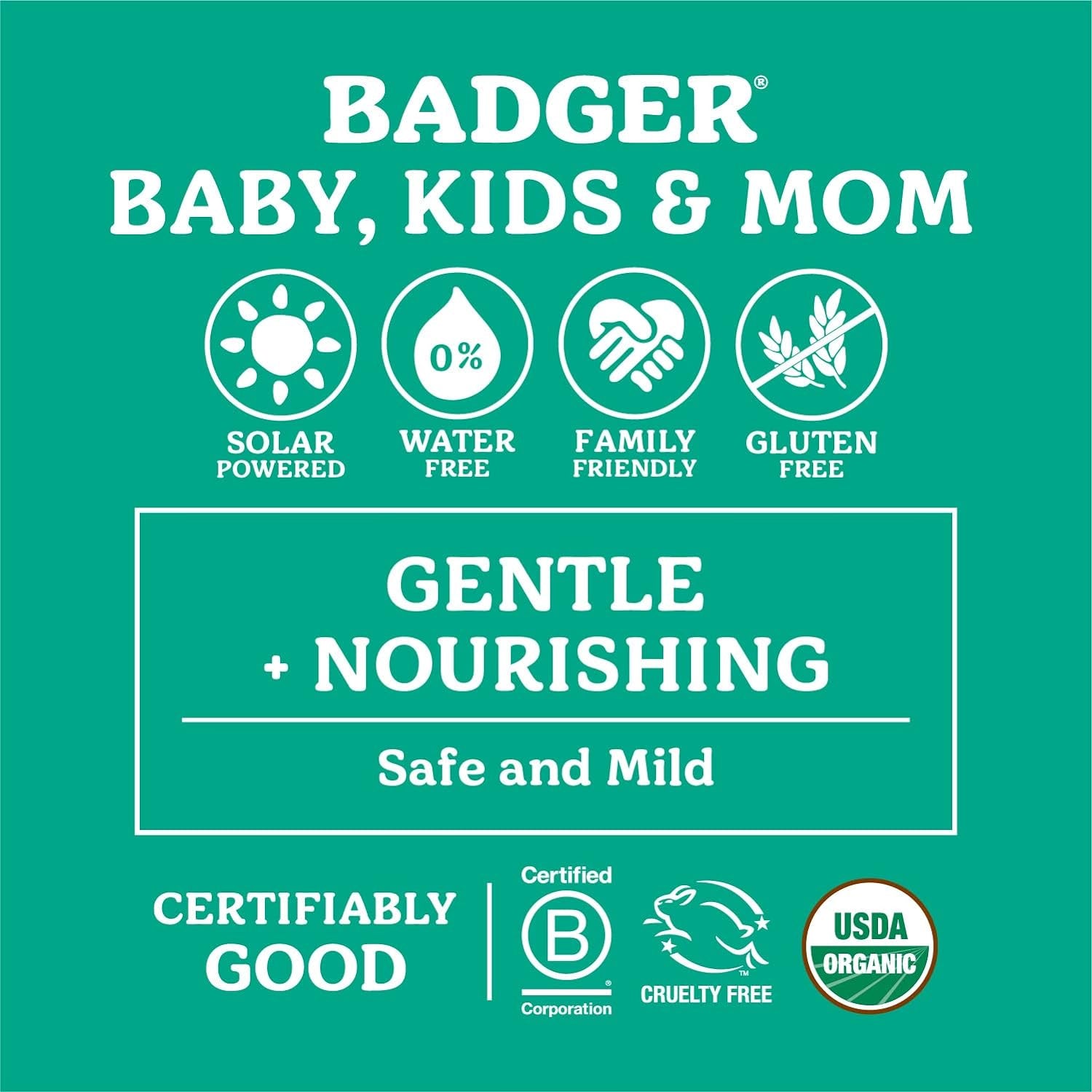 Belly Butter, Organic Stretch Mark Cream for Pregnant Belly, Rich Hypoallergenic