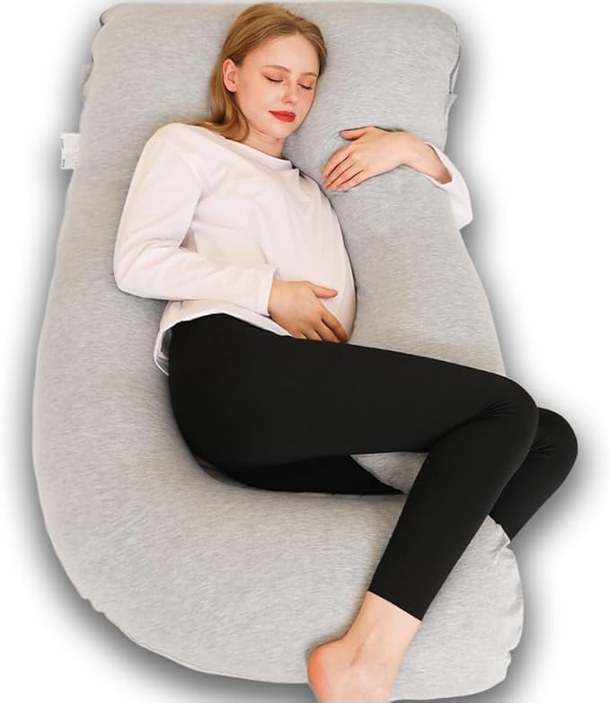 BumpCove U-Shape Pregnancy Pillow-Full Body Support for Expecting Moms